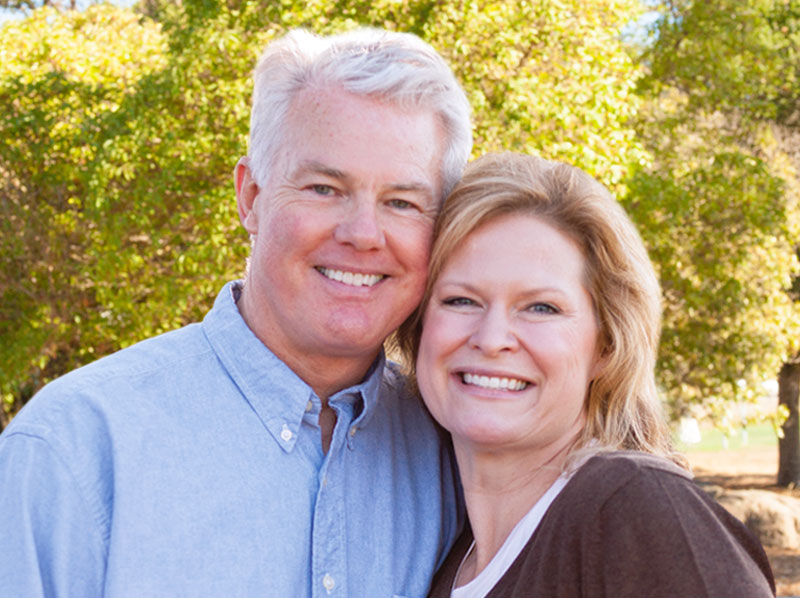 smiling couple